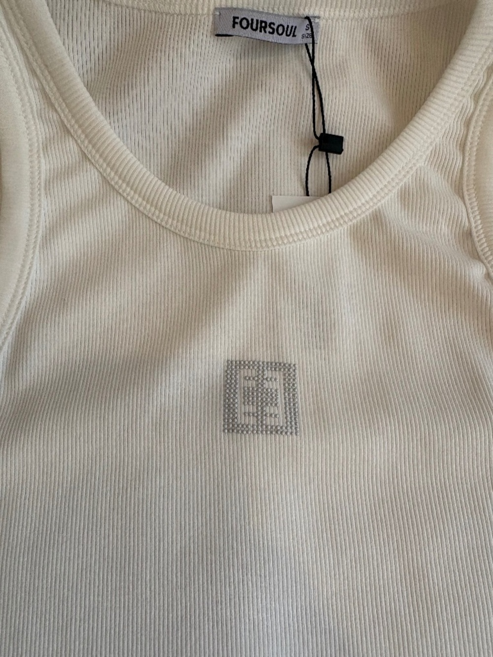 Foursoul ribbed tank top size s
